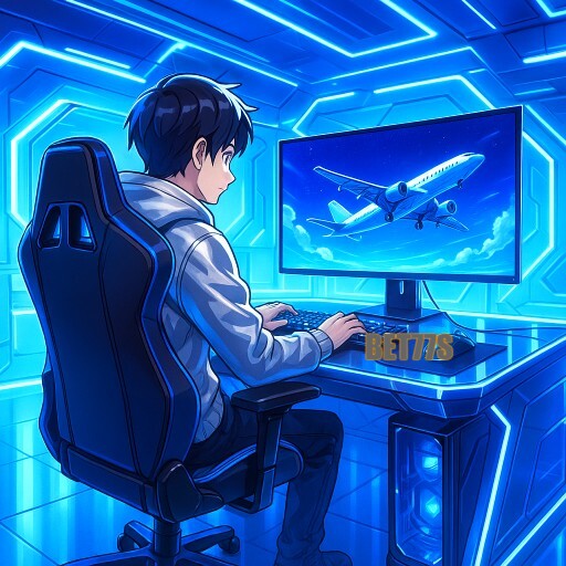 Imagem promocional da BET77S mostrando a plataforma e suas vantagens
