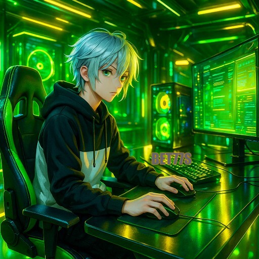 Imagem promocional da BET77S mostrando a plataforma e suas vantagens